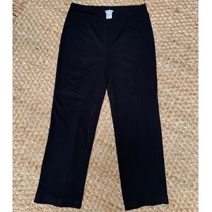 Misook Straight Leg Knit Pant, Black XL